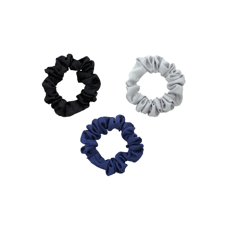 unique hair combs for everyday use-After Dark Satin Scrunchies 3-Pack