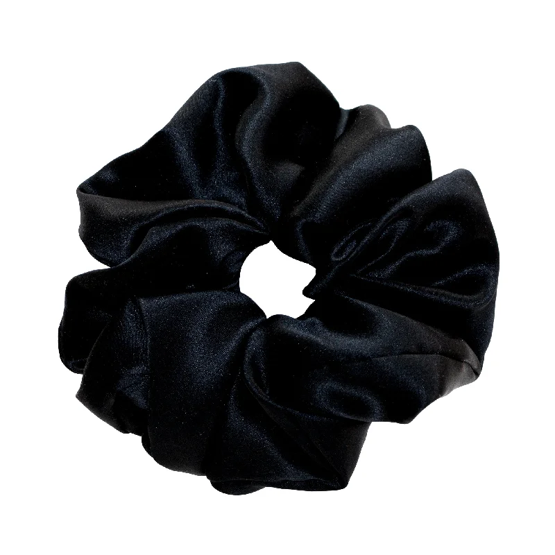 oversized hair clips for volume-Big Effing Scrunchie in Dusk