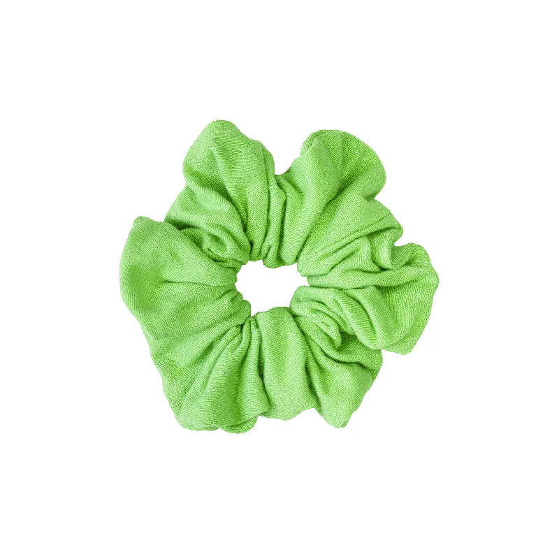 floral hairbands for spring fashion-Cotton Scrunchie in Sweetpea