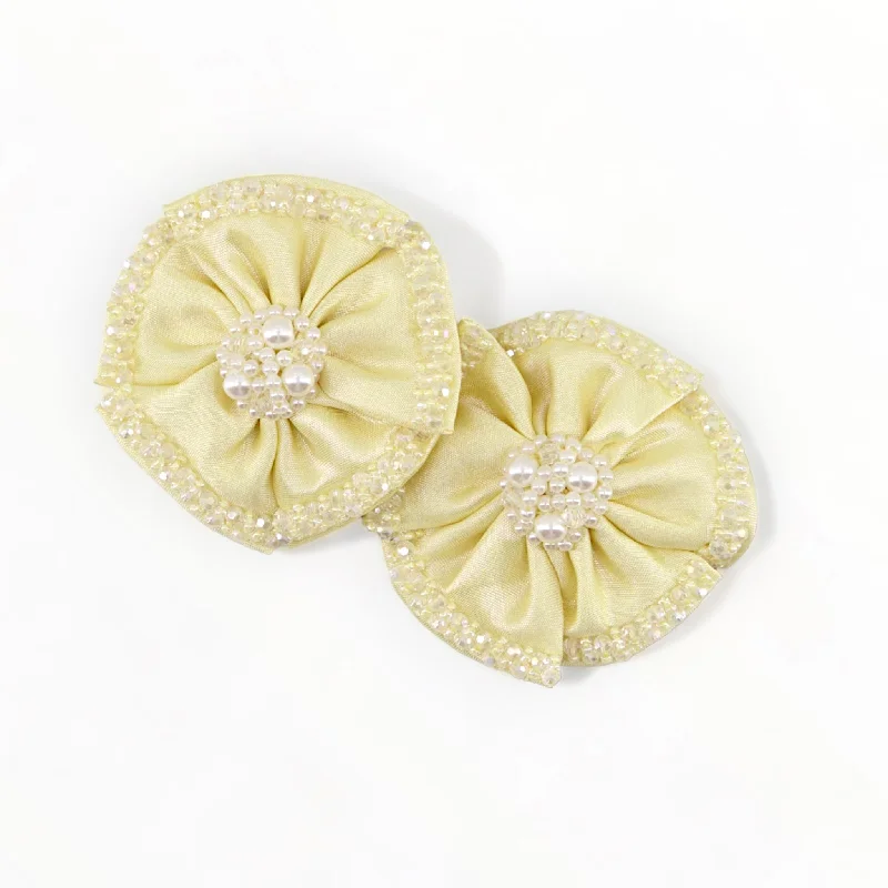 sparkly hair clips for festive occasions-The Florian Girls Designer Clip Set