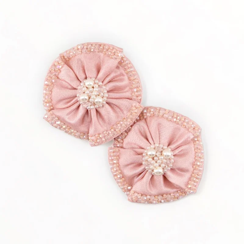 rhinestone hair ties for formal events-The Florian Little Girls Hair Clip Set