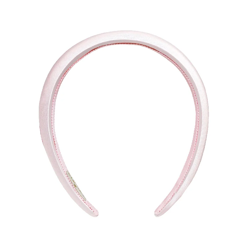 trendy flower clips for girls-Halo Headband in Powder Pink