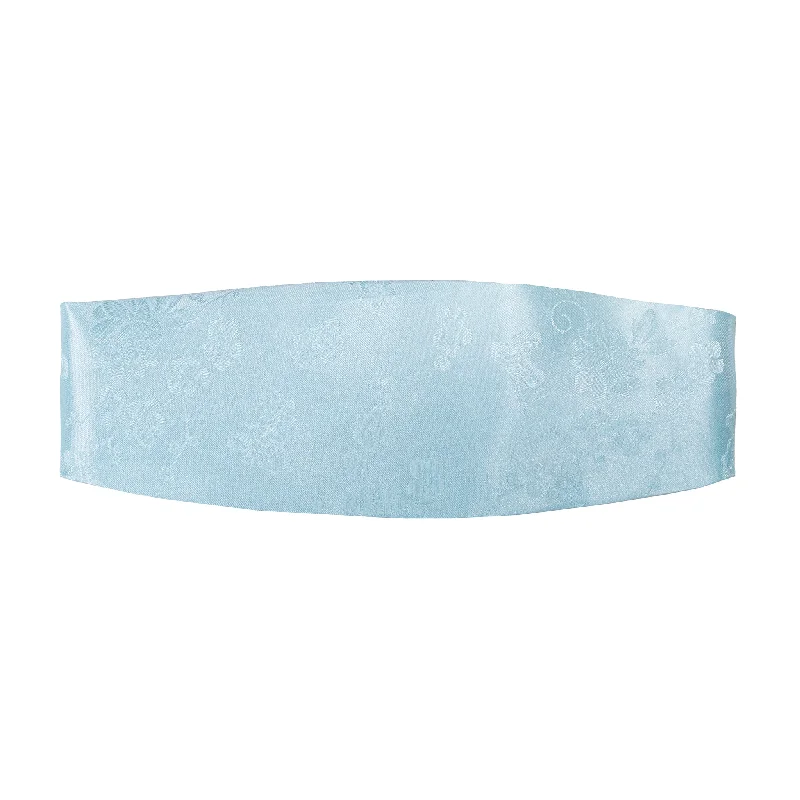 soft velvet hair accessories for winter-Hanbok Headband in Blue Nabi