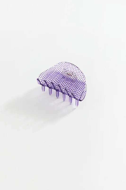 metal hair accessories for modern styles-Leslie Clip Purple