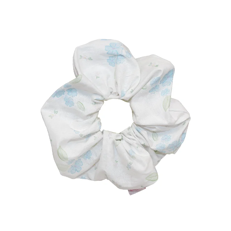 minimalistic hairpins for sleek styles-Linen Printed Scrunchie in Sweet Like Honey