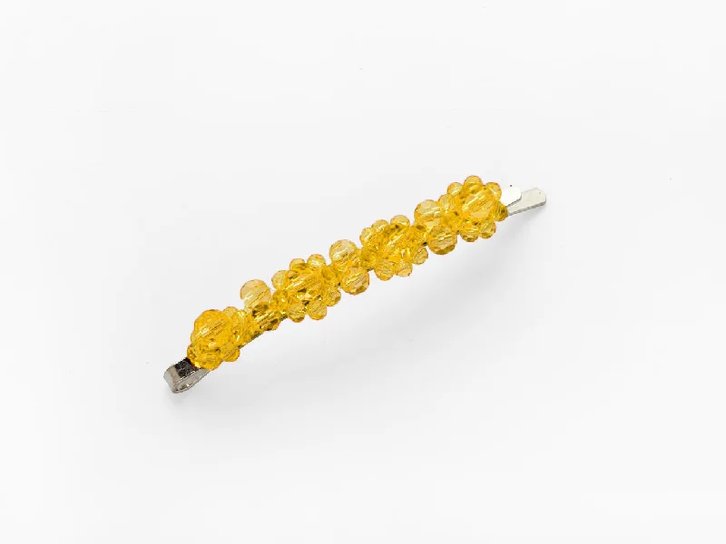 minimalist hair clips for sleek look-Naomi Clip in Yellow