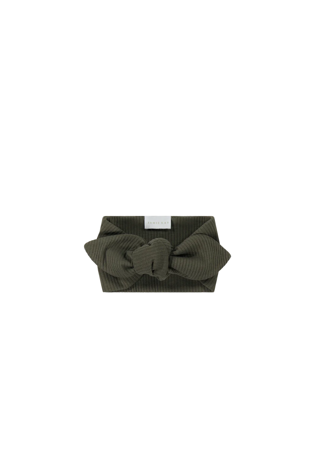 sparkly hair clips for festive occasions-Jamie Kay Organic Cotton Modal Headband - Olive