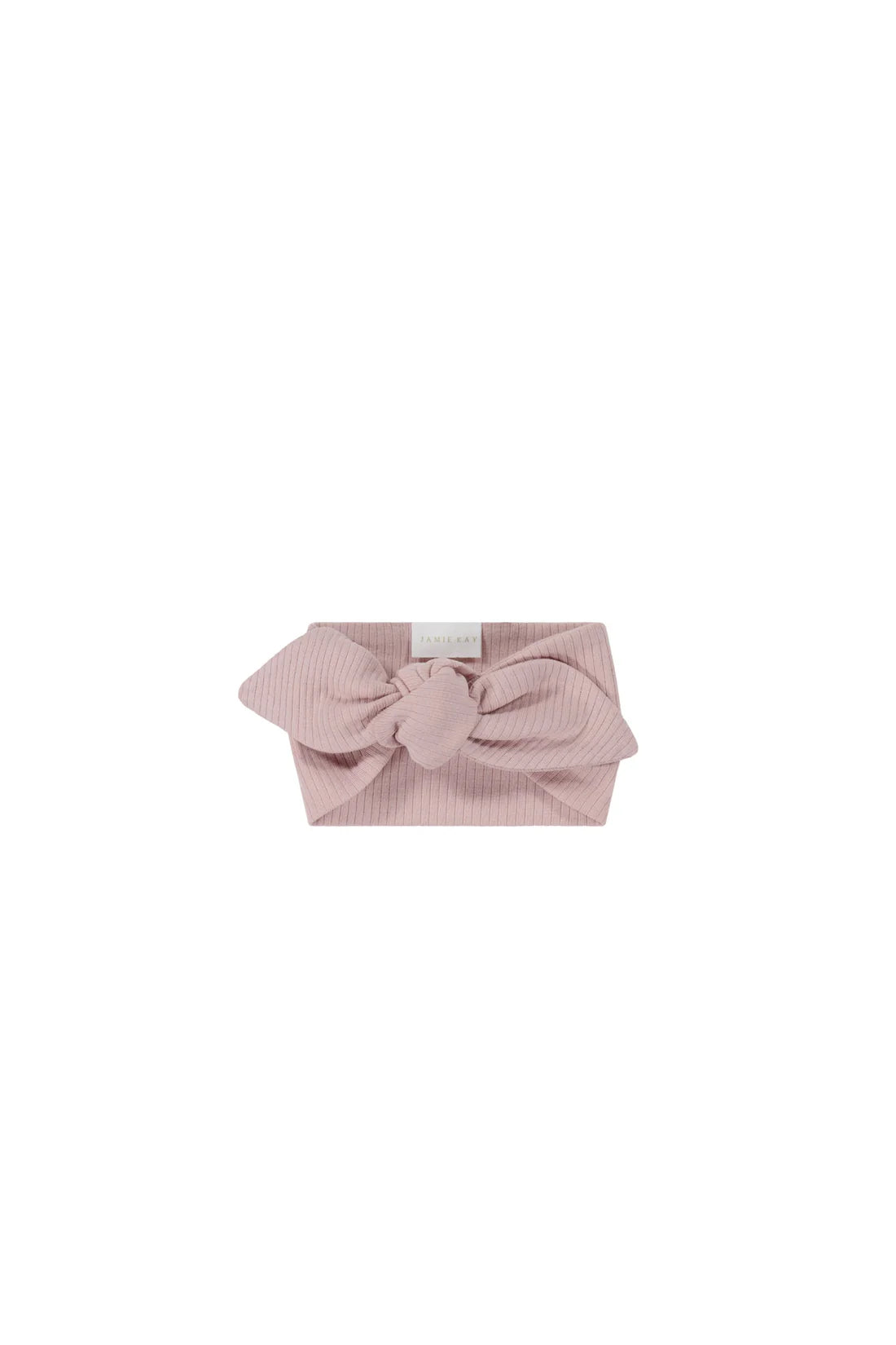 hairbands for long thick hair-Jamie Kay Organic Cotton Modal Headband - Powder Pink