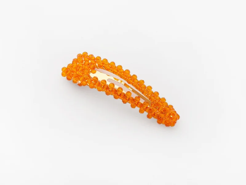 hairpins for updos at weddings-Priscilla Clip Orange