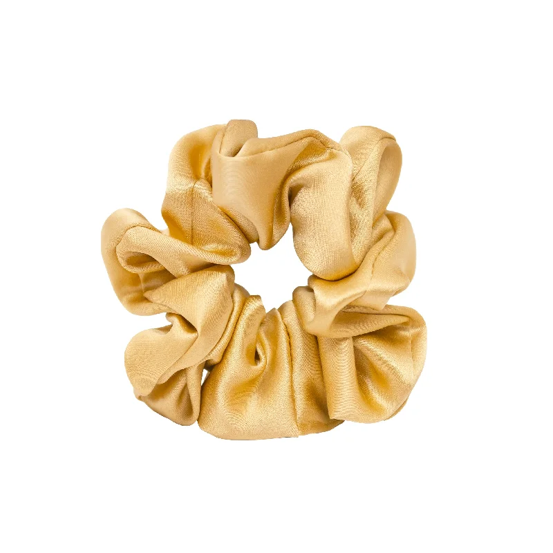 curly hair accessories for styling-Sweet Dreams Silk Scrunchie in Chamomile