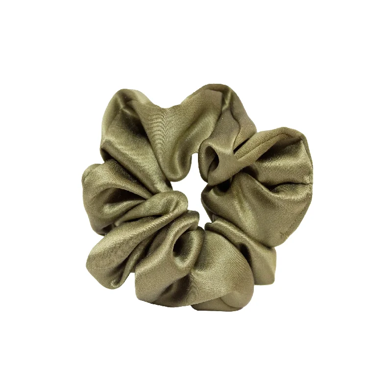 satin ribbon hair accessories-Sweet Dreams Silk Scrunchie in Martini