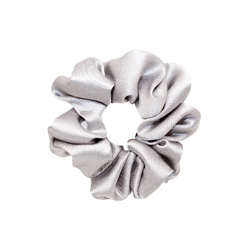 gold hairpins for bridal hairdos-Sweet Dreams Silk Scrunchie in Moonstone