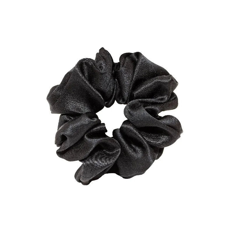 chic hairbands for office wear-Sweet Dreams Silk Scrunchie in Night Owl