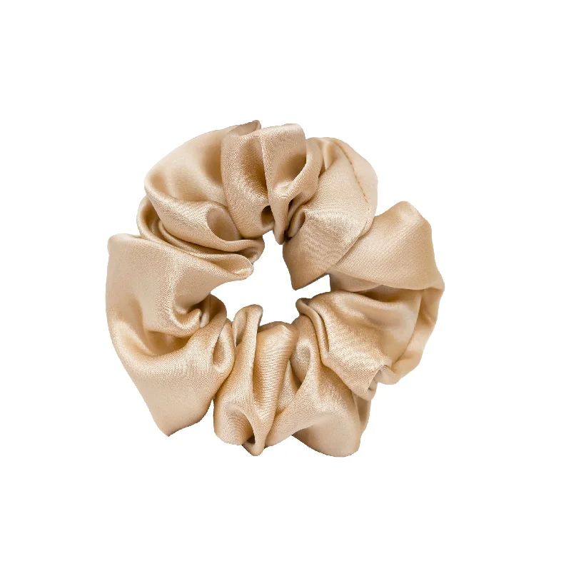 retro-inspired hair clips for vintage look-Sweet Dreams Silk Scrunchie in Snooze