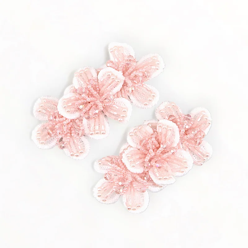 chic hairpins for professional style-The Carys Girls Pink Clip Set