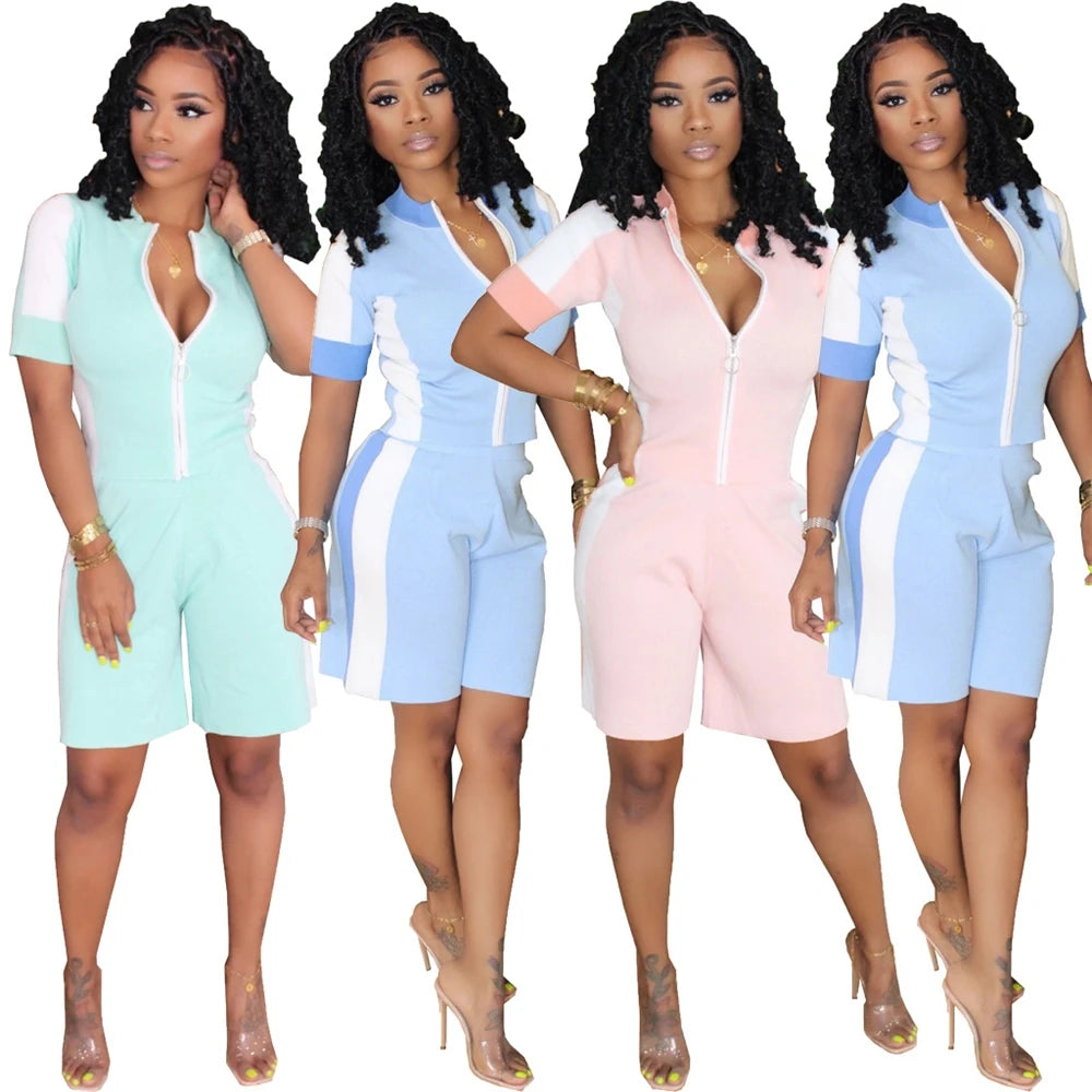 professional-looking wigs for work-EB-2023061601  Women 2 Piece Pant Set Clothing Biker Shorts Outfits Wholesale Custom Sweat Suit Jogging 2 Piece Pant Set Outfits