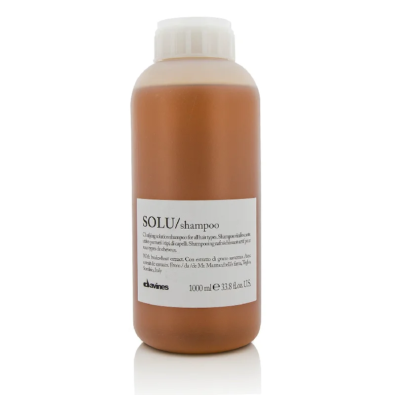 Davines Solu Clarifying Solution Shampoo (For All Hair Types)  1000ml/33.8oz