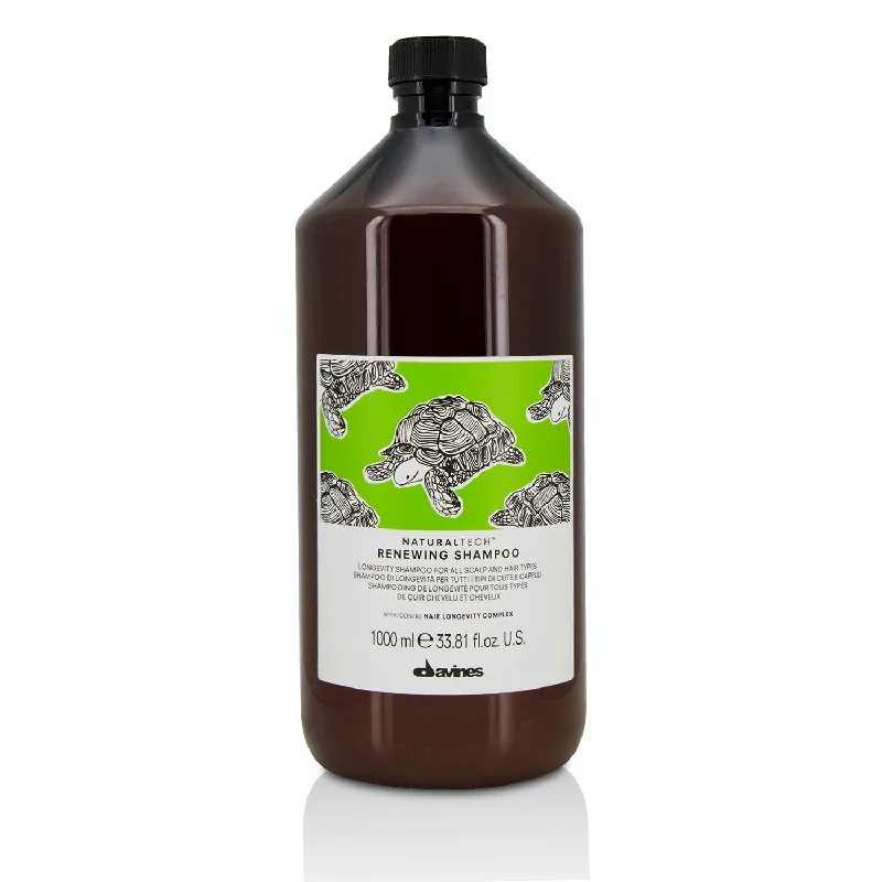 Davines Natural Tech Renewing Shampoo (For All Scalp and Hair Types)  1000ml/33.81oz