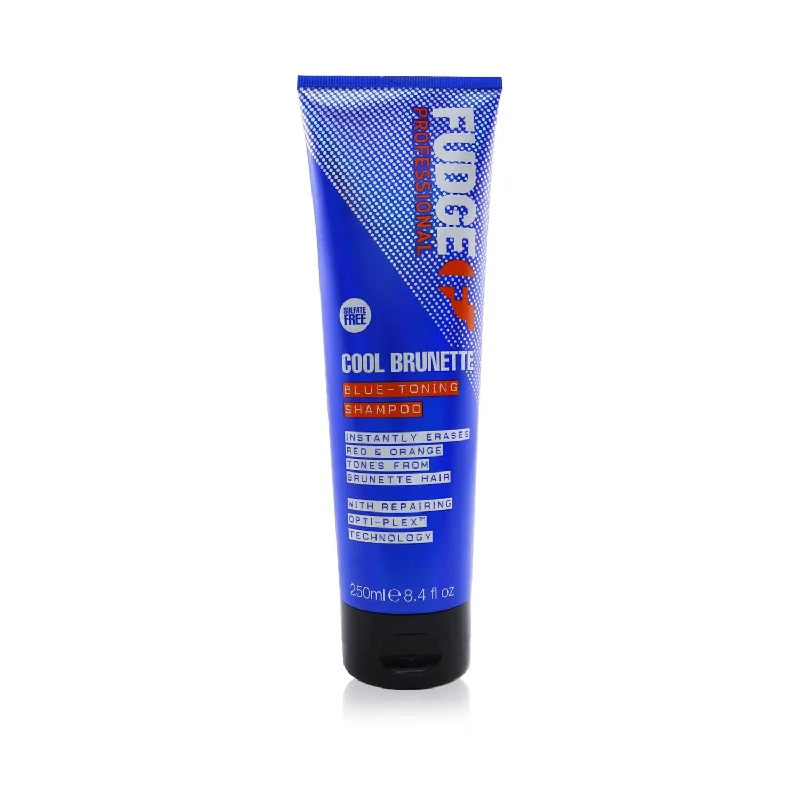 Fudge Cool Brunette Blue-Toning Shampoo (Instant Erases Red & Orange Tones from Brunette Hair)  250ml/8.4oz