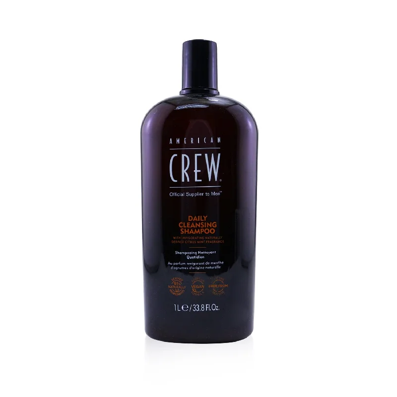 American Crew Men Daily Cleansing Shampoo (For Normal To Oily Hair And Scalp)  1000ml/33.8oz