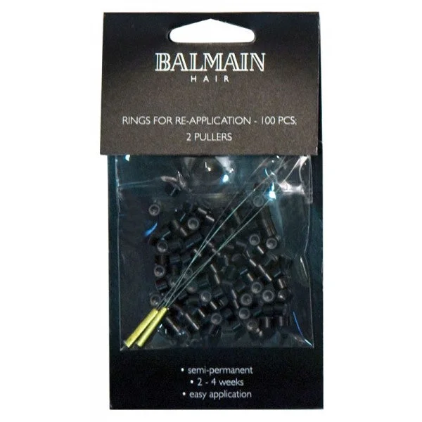 Balmain Rings For Soft Ring Application Black