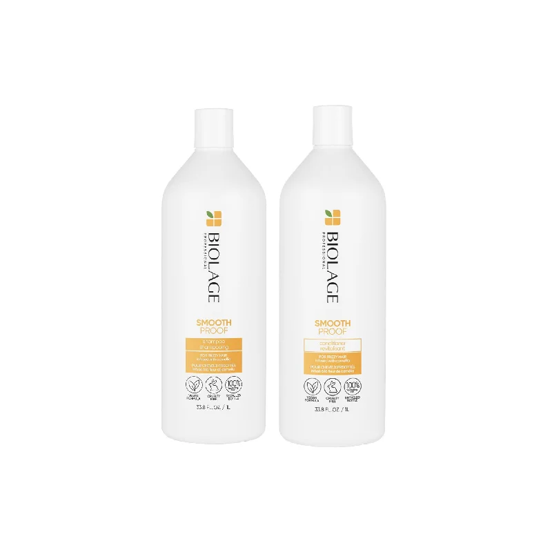 Biolage Smoothproof 1 Litre Shampoo and Conditioner Bundle