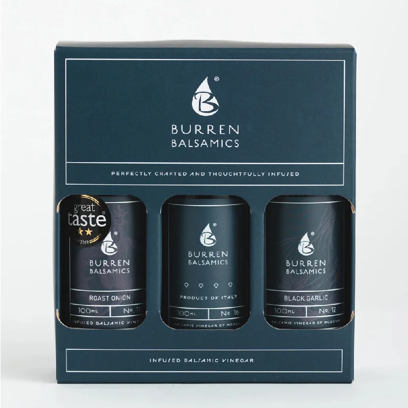 Burren Balsamics The Savoury Trio Infused Balsamic Vinegar