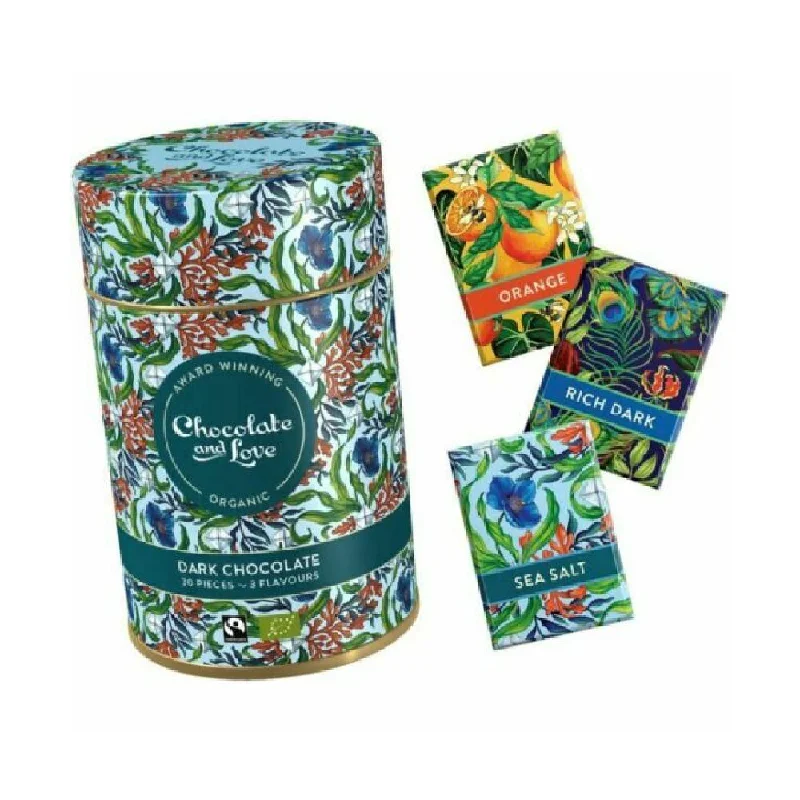 Chocolate & Love Organic Sea Salt Tin