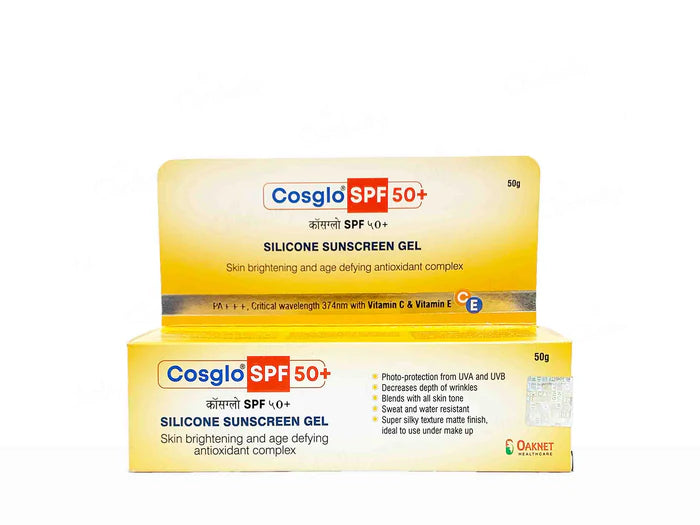 Cosglo SPF 50+ PA+++ Sunscrenn Gel, 50gm