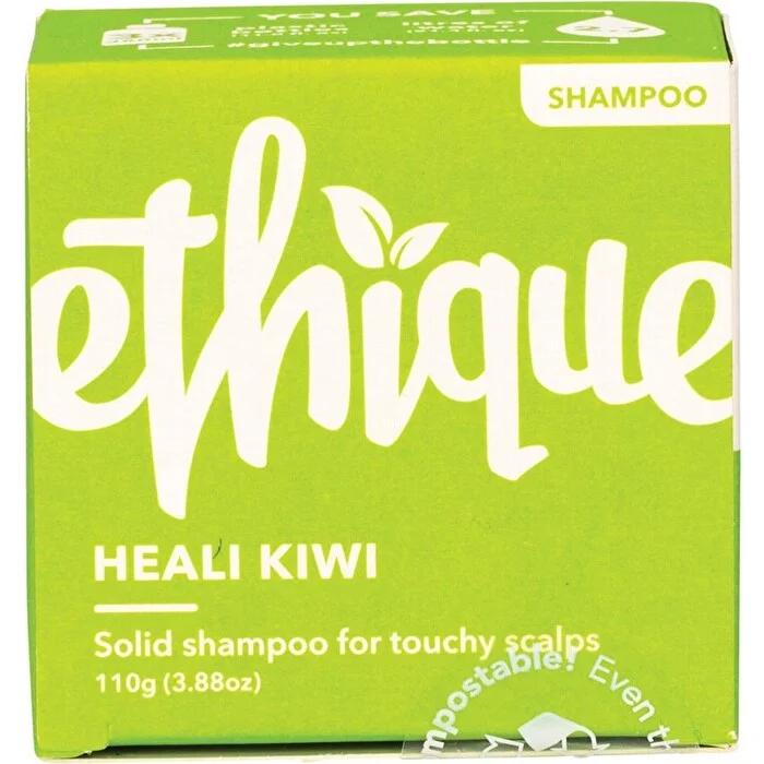 Ethique Solid Shampoo Bar Heali Kiwi for Touchy Scalps 110g