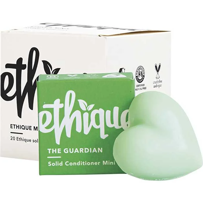 hair care routine for split ends -Ethique Solid Conditioner Mini The Guardian Normal Dry Hair 20x15g