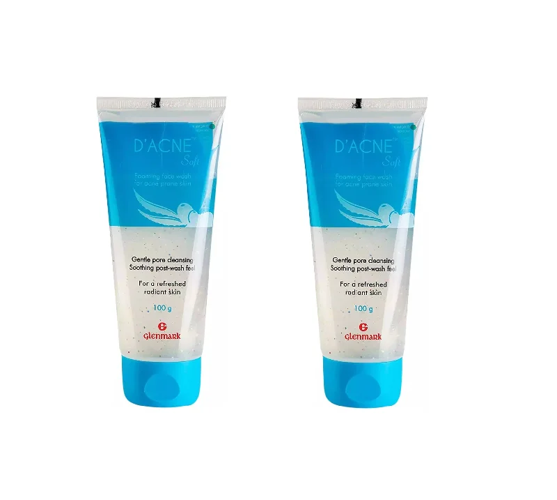 D Acne Soft Face Wash 100GM, PACK OF 2