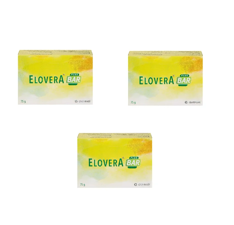 Elovera Plus Bar 75GM, PACK OF 3