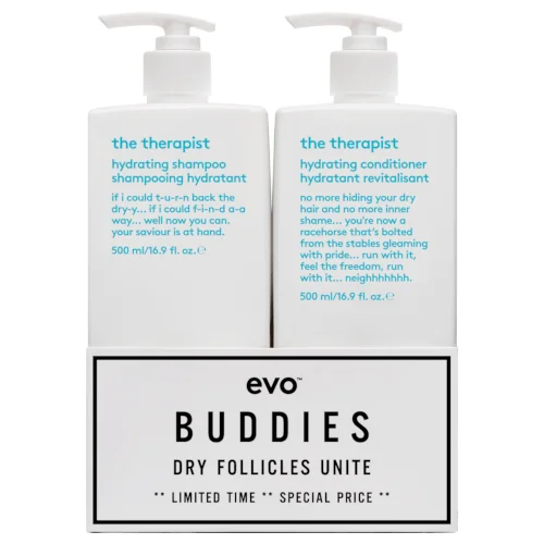 Evo The Therapist Shampoo and Conditioner 500ml Duo Pack