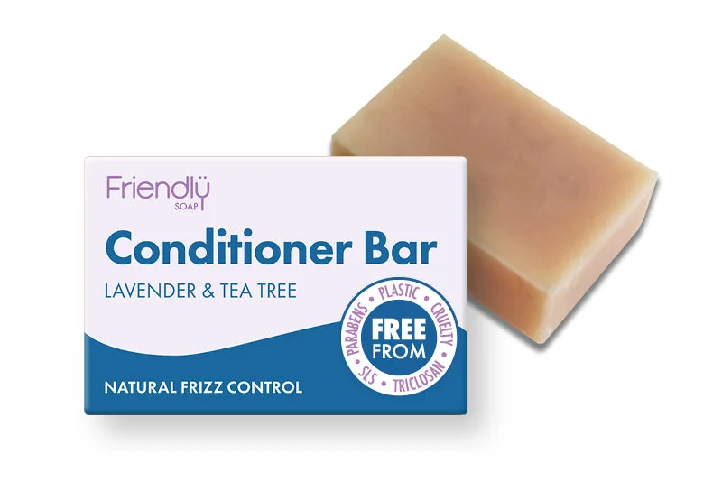 how to make hair grow faster and stronger -Friendly Soap - Conditioner Bar - Lavender and Tea Tree