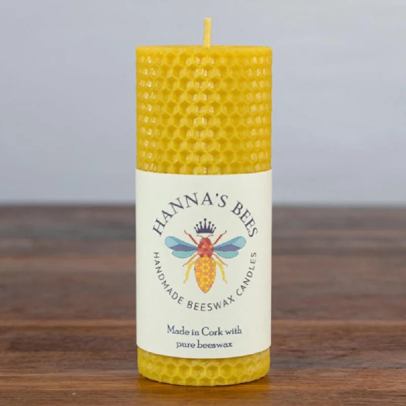 Hanna's Bees Pure Beeswax Candle 'Chunky' Boxed