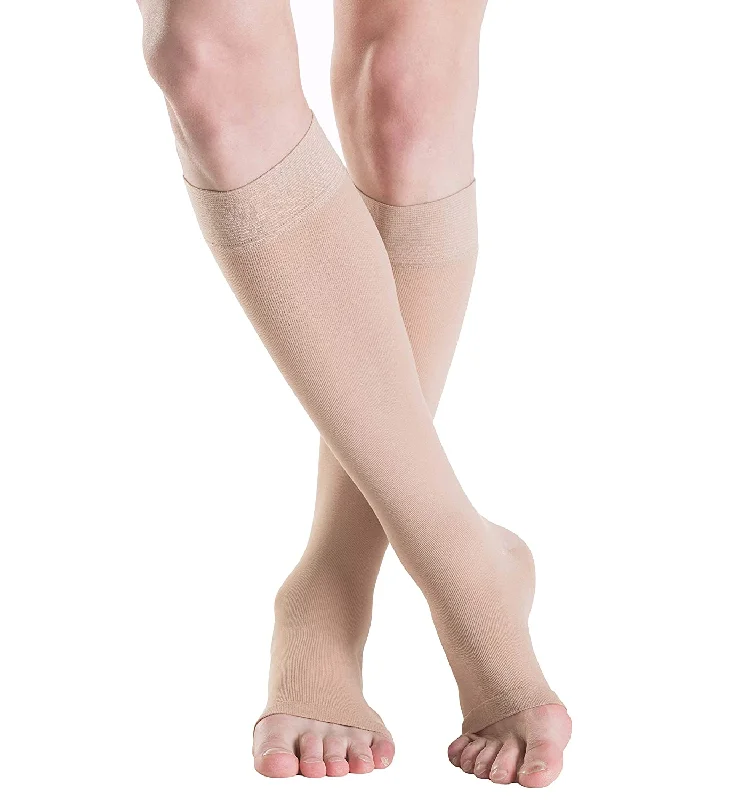 Medical Compression Stockings - Cotton - Class 2 - Below Knee length - For Men and Women