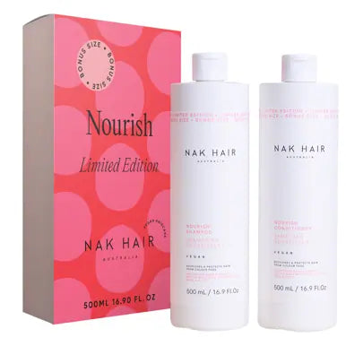 Nak Nourish Shampoo and Conditioner 500ml Duo Pack