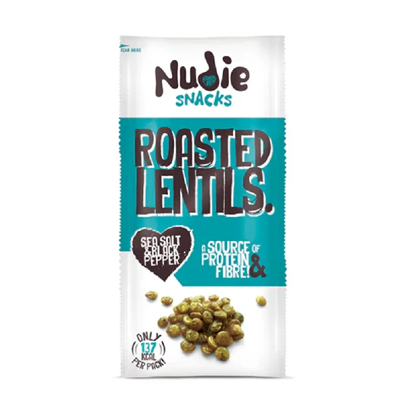 Nudie Snacks Roasted Lentils Sea Salt & Black Pepper