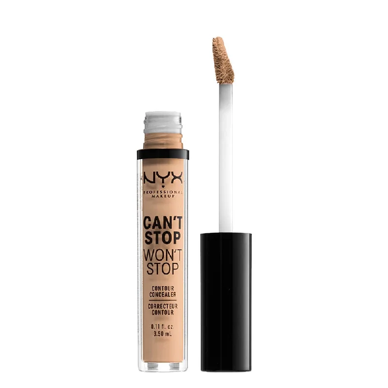 NYX Can't Stop Won't Stop Matte Finish Contour Concealer, 24h Full Coverage Choose Your Shade