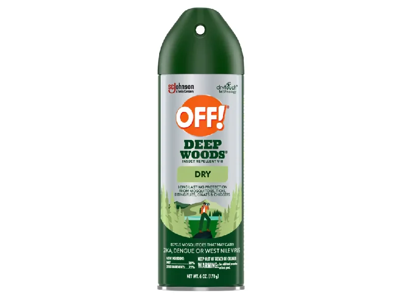 OFF! Deep Woods Insect Mosquito Repellent Dry Touch Spray 6 Oz