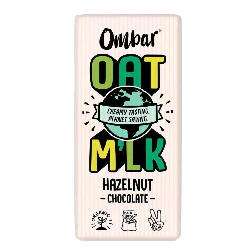 Ombar Oat M'lk Hazelnut Chocolate Bar