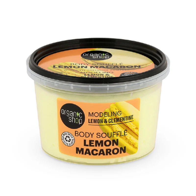 Organic Shop Lemon Macaron Body Souffle