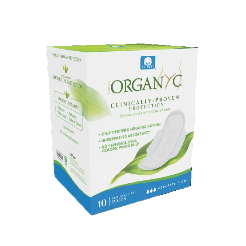 Organyc Organic Cotton Period Pads - Moderate