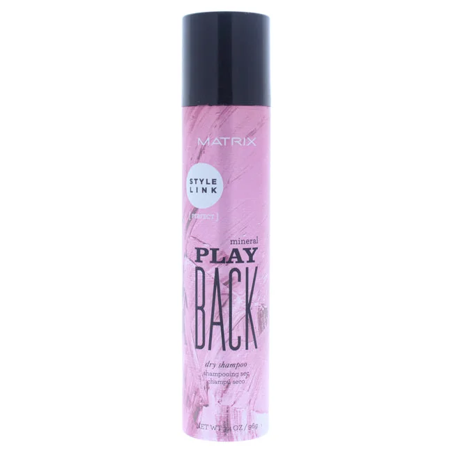 Matrix Style Link Mineral Play Back Dry Shampoo by Matrix for Unisex - 3.4 oz Dry Shampoo