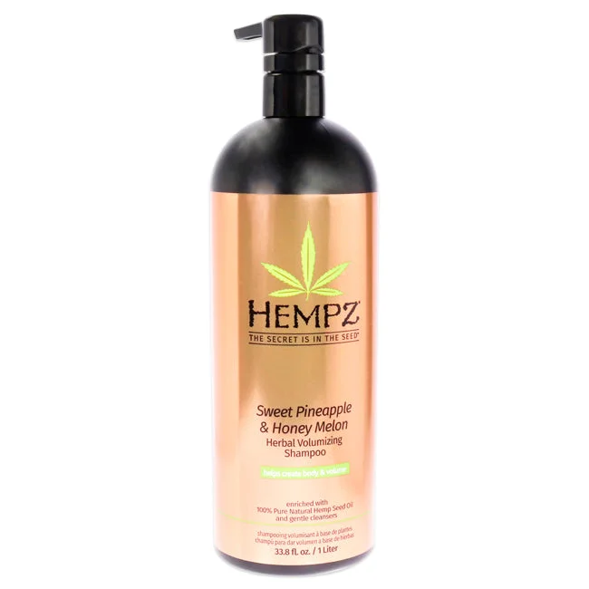 Hempz Sweet Pineapple and Honey Melon Herbal Volumizing Shampoo by Hempz for Unisex - 33.8 oz Shampoo