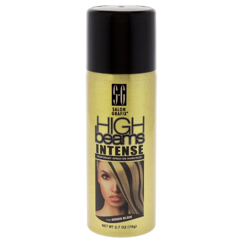 hair care tips for long hair -Salon Grafix High Beams Intense Temporary Spray - 30 Brown Black by Salon Grafix for Unisex - 2.7 oz Hair Color