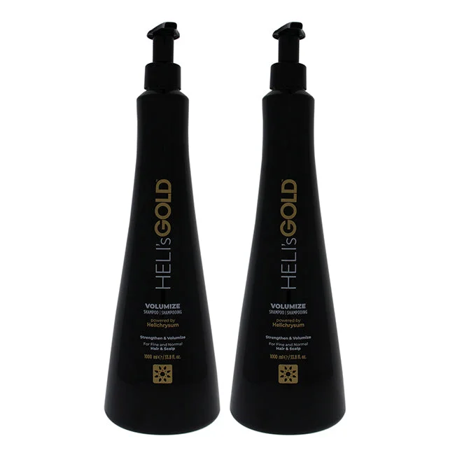 Helis Gold Volumize Shampoo by Helis Gold for Unisex - 33.8 oz Shampoo - Pack of 2