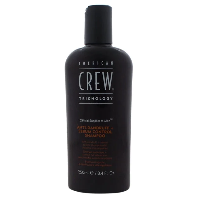 American Crew Anti-Dandruff Sebum Control Shampoo by American Crew for Men - 8.4 oz Shampoo