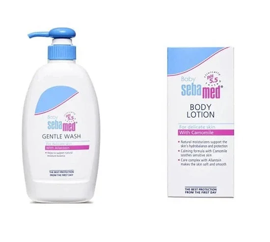 Sebamed baby gantle wash 400Ml & Baby Lotion, 100ml Combo.